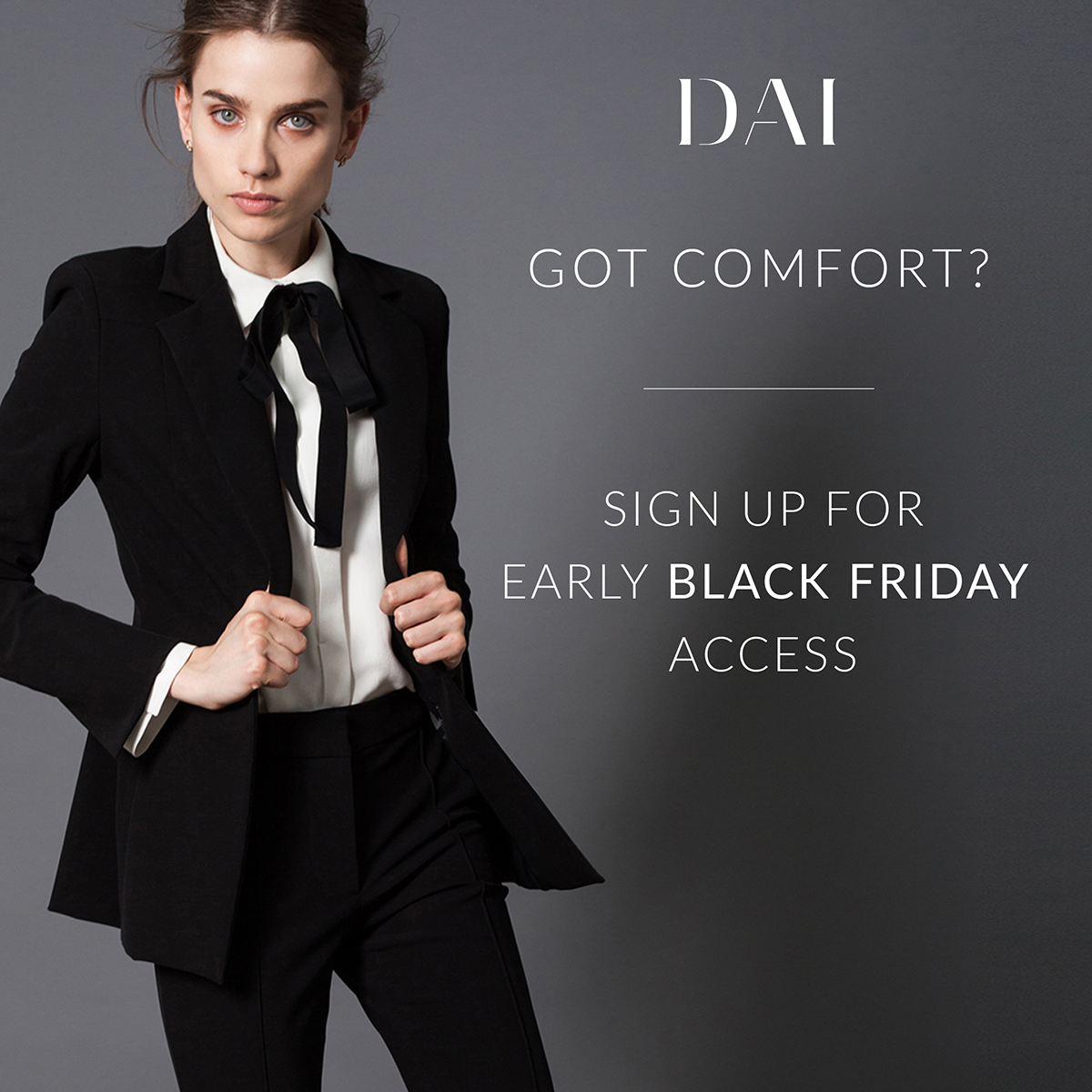 Sign up for exclusive early access to Black Friday