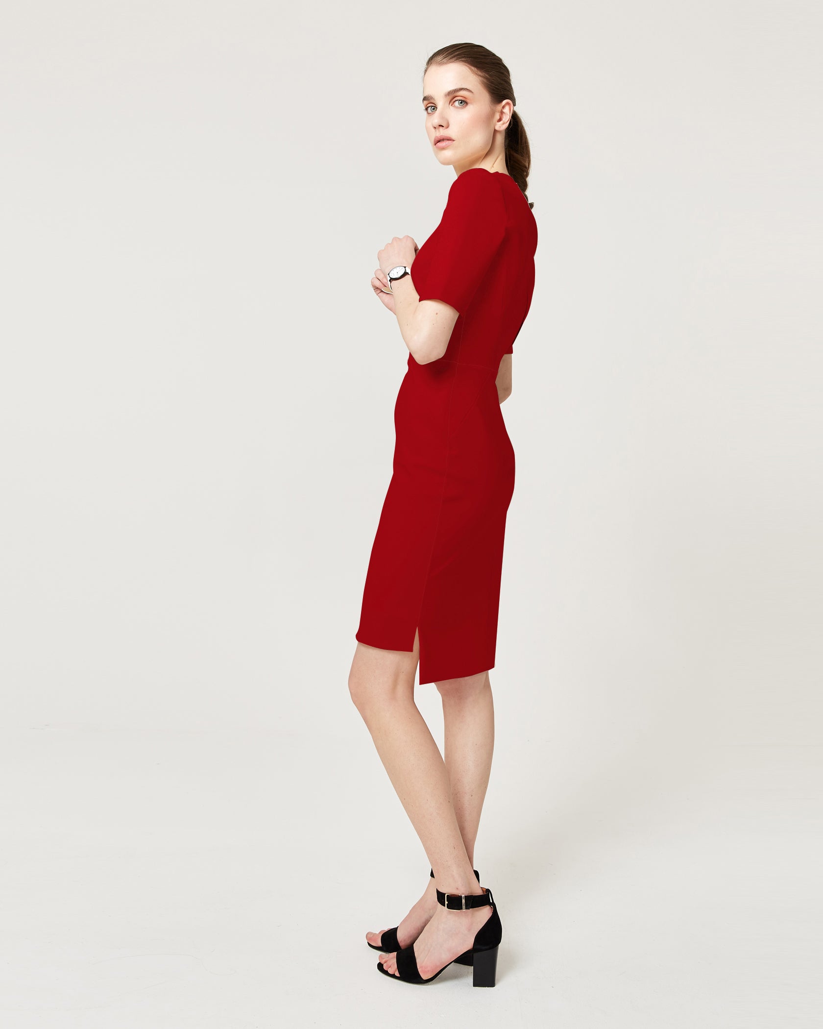 Fundamental Dress Crimson - Final Sale