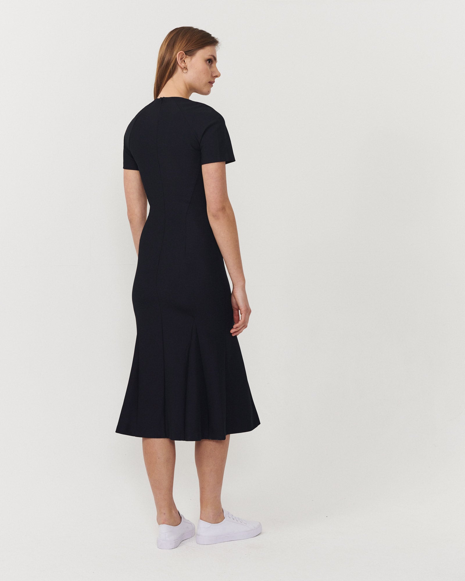 Notch Dress Black - Final Sale