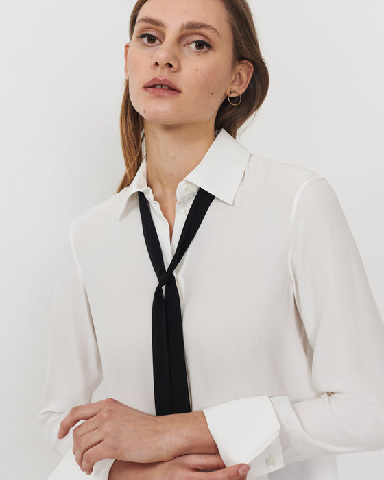 Now and Forever Blouse Ivory Silk 2.0 - Final Sale